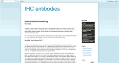 Desktop Screenshot of ihc-antibodies.com